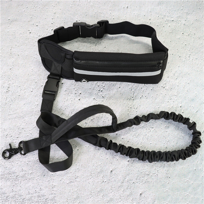 Freihand-Hundeleine mit Bauchgurt