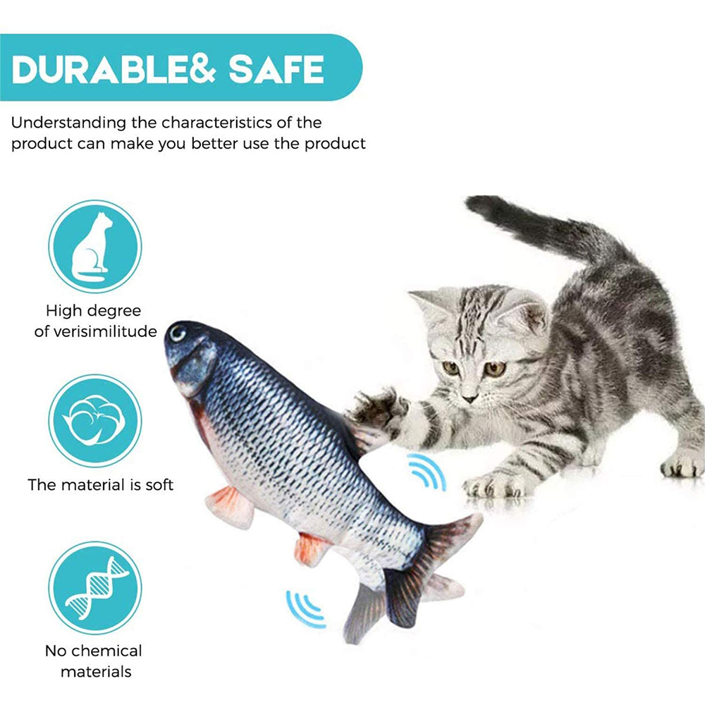 Elektrischer Zappelfisch für Katzen