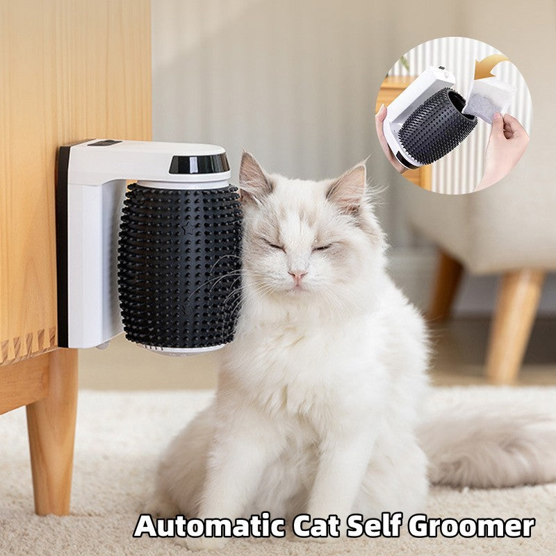 Automatische Katzen-Massagebürste für die Wandecke (USB)