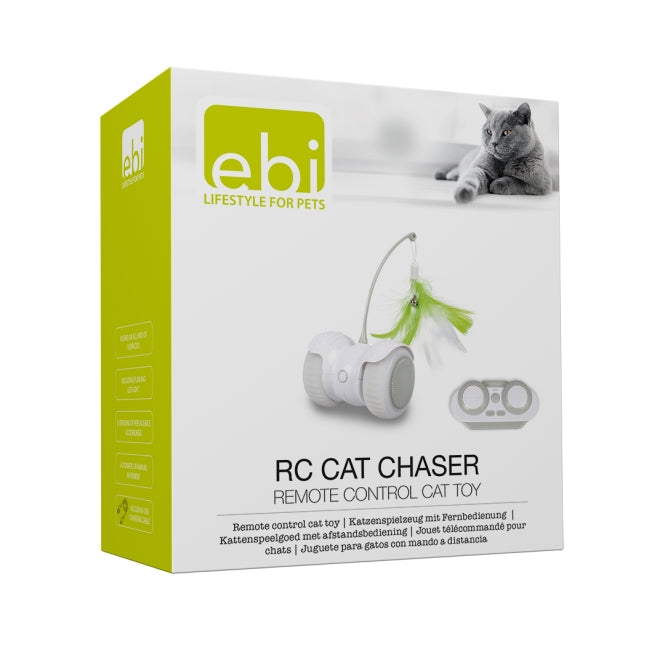 EBI Cat Toy RC Cat Chaser - weiß/grün