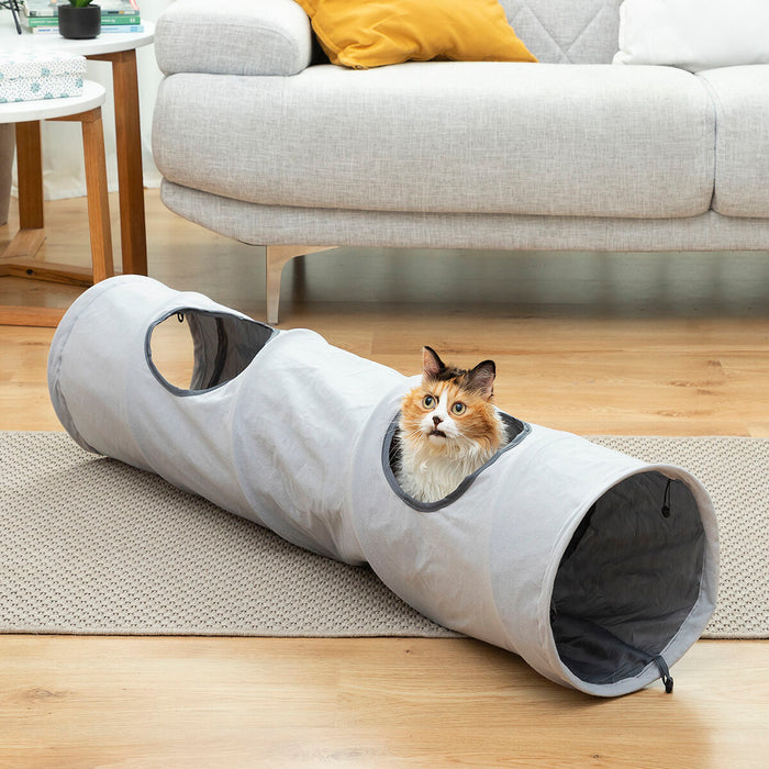 Faltbarer Spieltunnel für Haustiere