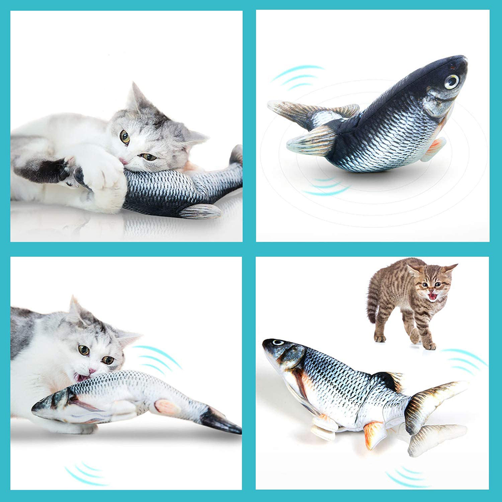 Elektrischer Zappelfisch für Katzen