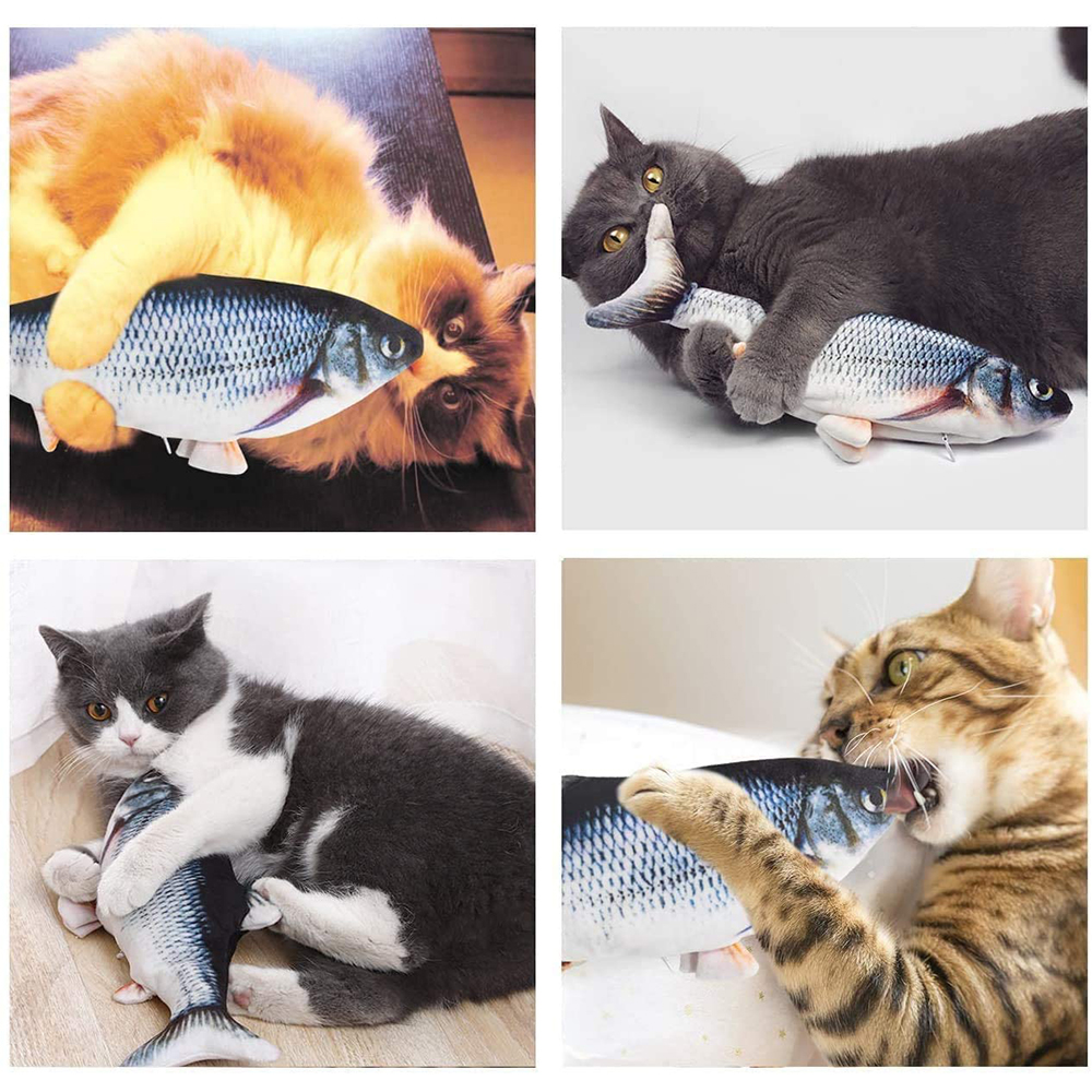 Elektrischer Zappelfisch für Katzen