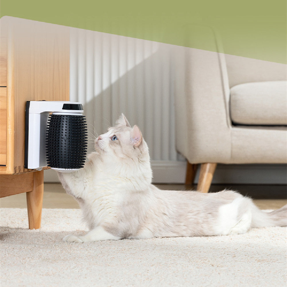 Automatische Katzen-Massagebürste für die Wandecke (USB)
